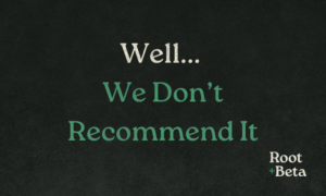 well we don't recommend it graphic