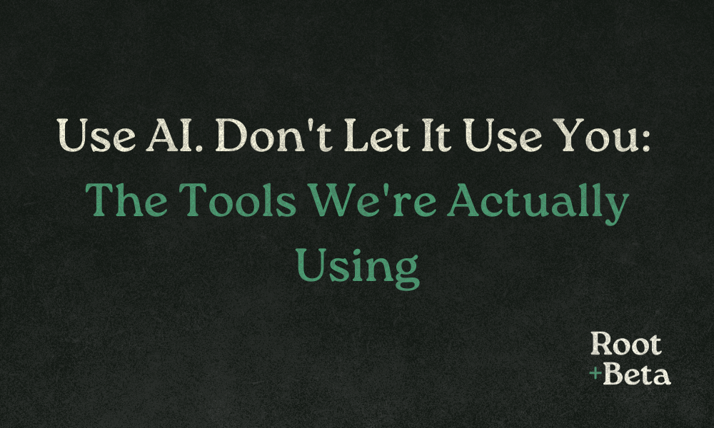 use ai don't let it use you